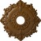 Ekena Millwork Riley Ceiling Medallion (Canopies up to 4 5/8"), 18"OD x 3 1/2"ID x 1 1/2"P, Smokey Topaz Crackle CM18RLSTC - alternate 1